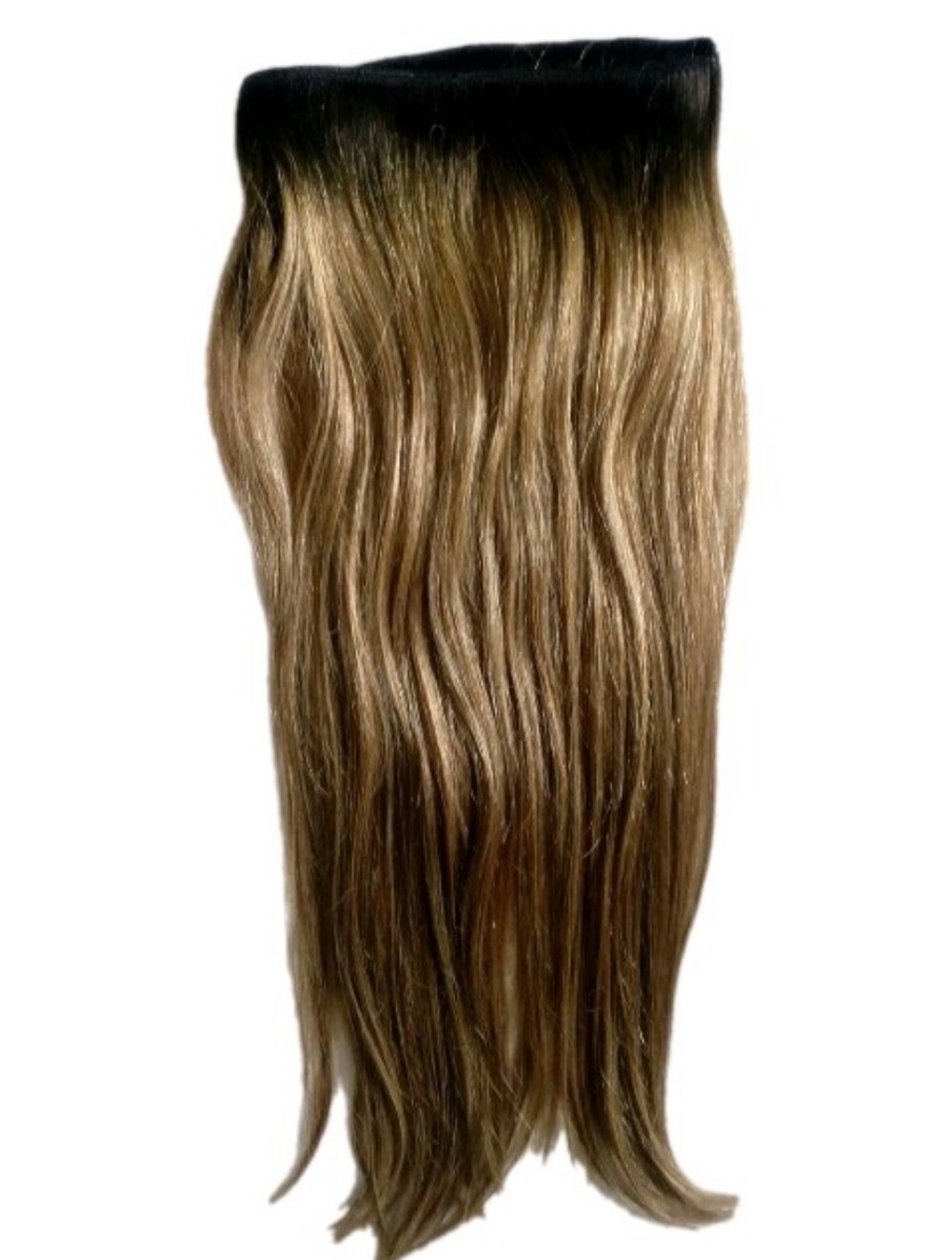 Bellami 160g 22" Dark Brown/Dirty Blonde Rooted Volume Weft